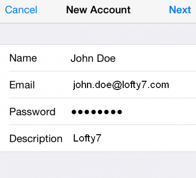 Setup Email iPhone Step 6